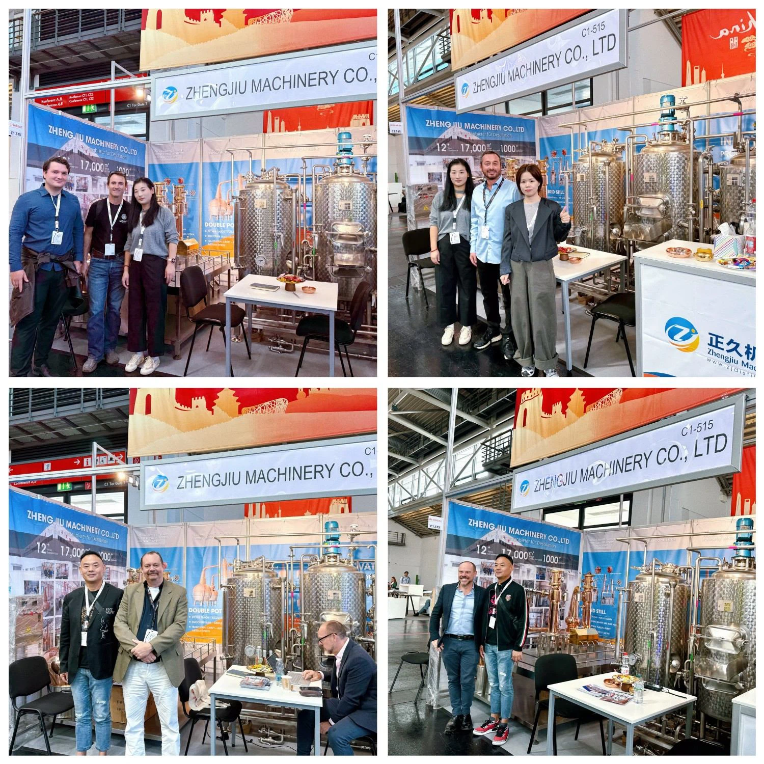 ZJ-Ginstill เข้าร่วม Drinktec นิทรรศการเทคโนโลยีเบียร์และเครื่องดื่มในเมืองมิ...